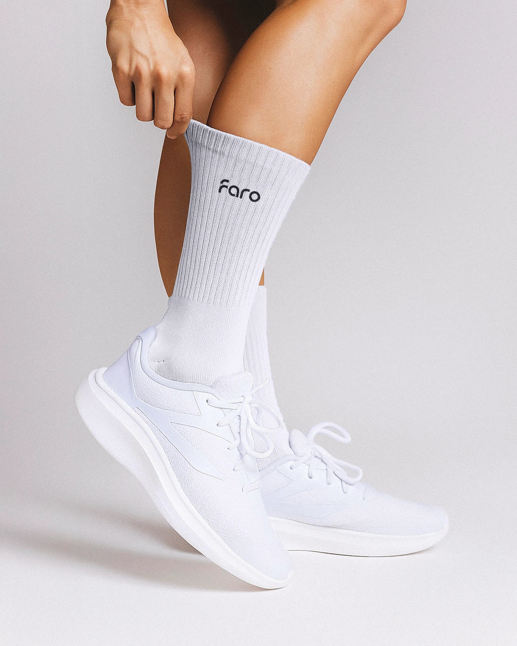 Argo Crew Socks - White